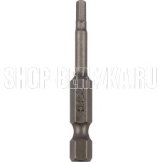 KRANZ (KR-92-0421) Бита шестигранная HEX-3х50 мм для шуруповерта (упак. 10 шт.)