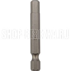 KRANZ (KR-92-0424) Бита шестигранная HEX-6х50 мм для шуруповерта (упак. 10 шт.)