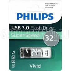 PHILIPS 32Gb VIVID3.0 Белый/Серый (FM32FD00B/97)