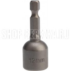 KRANZ (KR-92-0403) Ключ-насадка 12х48 мм, 1/4 магнитная (упак. 20 шт.)