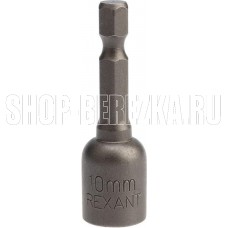 KRANZ (KR-92-0402-1) Ключ-насадка магнитная 1/4 10х48 мм (1 шт./уп.)