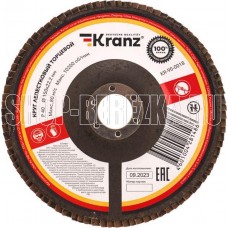 KRANZ (KR-90-0018) Круг лепестковый торцевой, P40, 150х22,2мм