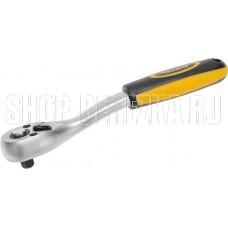 KRANZ (KR-12-8403) Ключ-трещотка для торцовых головок 1/4, СrV, 72 зубца