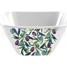 HOMVER Bergamo Delicate квадратная 2л с декором (белый) 221159029/01