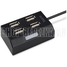 BURO Разветвитель USB 2.0 BU-HUB4-U2.0 4порт. черный BURO Разветвитель USB 2.0 BU-HUB4-U2.0 4порт. черный