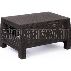 АЛЬТЕРНАТИВА М8841 стол Ротанг-плюс 765х570х420мм (мокко)