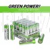 GREEN POWERLAB (00-00028751) LR6 AA BOX20 Shrink 4 Alkaline 1.5V