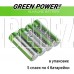 GREEN POWERLAB (00-00028751) LR6 AA BOX20 Shrink 4 Alkaline 1.5V