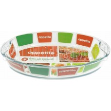 APPETITE PLH9 стекл овал 39x27x6см/3,9л с руч