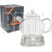 LEONORD Чайник заварочный на подставке AROMA, объем:1000 мл (боросиликатное стекло, фильтр из нерж.стали) (008245)
