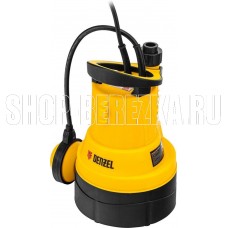 DENZEL Дренажный насос для чистой воды DPB400, 400 Вт, подъем 11 м, 5500 л/ч 97266