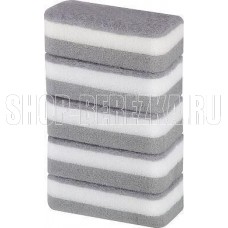 РЫЖИЙ КОТ Набор губок для мытья посуды трехслойных KS-03, 5 шт. (107560)