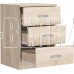 НК-МЕБЕЛЬ ЛОФТ комод 420 с 3-мя ящиками Дуб Сонома 72230011 (1 кор.)
