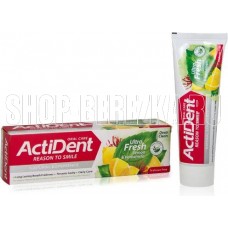 ACTIVE ACTIDENT Зубная паста Лимон и Гамаммелис Ultra Fresh, без парабенов, 100 г (512901007)