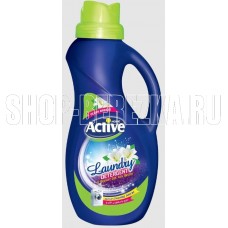 ACTIVE Гель-концентрат для стирки белья универсальный Clean Breeze Альпийские луга, 1500 мл, Green (511601111)
