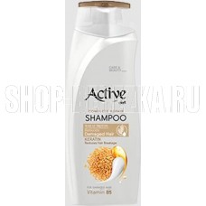 ACTIVE Шампунь восстанавливающий для поврежденных волос CARE & BEAUTY. С протеином, кератином и витамином B5, 350 мл (512102055)