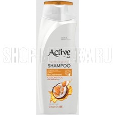 ACTIVE Шампунь питательный CARE & BEAUTY. С кокосовым маслом и витамином B5, 350 мл (512102054)