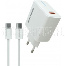 MORE CHOICE (4610196408915) NC60a 1USB-C 3.0A PD 20W быстрая зарядка для Type-C White