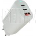 MORE CHOICE (4610196409639) NC79 1USB+2Type-C 3.0A PD 65W быстрая зарядка White