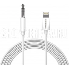 MORE CHOICE (4610196409820) UK28i AUX 3.5mm Lightning 8-pin 1м White