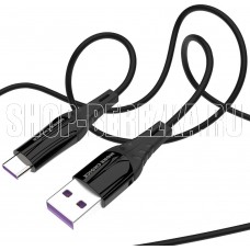 MORE CHOICE (4620202550033) K35a USB 3.0A для Type-C силикон 1м Black