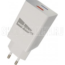 MORE CHOICE (4620202550330) NC69a СЗУ 2USB 3.0А QC3.0 быстрая зарядка для Type-C White