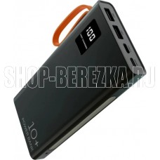 MORE CHOICE (4620202550538) PB22-10 с кабелем 2USB 2.1A - 10000mA черный