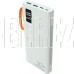 MORE CHOICE (4620202550545) PB22-10 с кабелем 2USB 2.1A - 10000mAh белый
