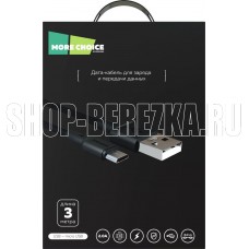 MORE CHOICE (4620202551023) K19m USB 2.0A для micro USB - 3м Black