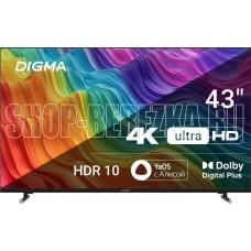 DIGMA DM-LED43UBB33 UHD SMART Яндекс