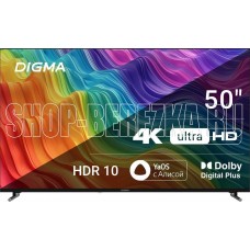 DIGMA DM-LED50UBB33 UHD SMART TV Яндекс