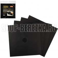 MALLONY Накладки защитные для газовых плит (многоразовые) PRETTO, 4 шт (106671)