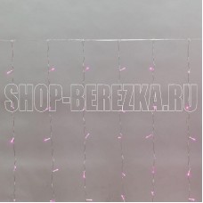 NEON-NIGHT (235-097) ДОЖДЬ 3х2 м, прозрачный ПВХ, 240 LED, розовый, IP20, с контроллером, не соединяется NEON-NIGHT (235-097) ДОЖДЬ 3х2 м, прозрачный ПВХ, 240 LED, розовый, IP20, с контроллером, не соединяется