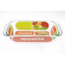 APPETITE RCR2 стекл прям 34х20х9см/1,8л с кр