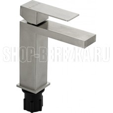 MAGNUS 9155 Смеситель для раковины, квадратный корпус, из нержавеющей стали марки 304, цвет САТИН. MAGNUS 9155 Смеситель для раковины, квадратный корпус, из нержавеющей стали марки 304, цвет САТИН.