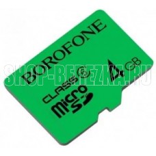 BOROFONE (6931474701206) 4GB Micro-SD Class 6 Red