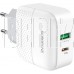 BOROFONE (6931474727343) BA46A White СЗУ 1USB 3.0A QC3.0 быстрая зарядка
