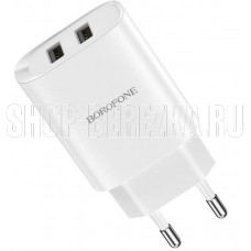 BOROFONE (6931474741165) BN2 White СЗУ 2USB 2.1A