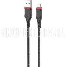 BOROFONE (6974443383379) BX67 USB 2.4A microUSB 1м черный
