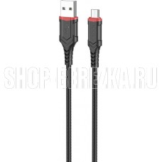 BOROFONE (6974443383379) BX67 USB 2.4A microUSB 1m черный