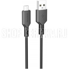 BOROFONE (6974443384482) BX70 USB 2.4A microUSB 1м черный