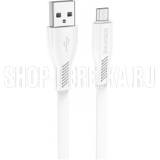 BOROFONE (6974443387100) BX85 USB 2.4A microUSB 1м белый