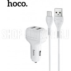 HOCO (6931474727787) Z36 White АЗУ 2USB 2.4A для Type-C