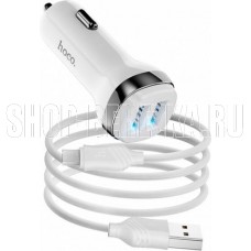 HOCO (6931474739704) Z40 White АЗУ 2USB 2.4A для micro USB