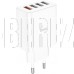 HOCO (6931474777713) C102A White СЗУ 4USB 2.1A QC3.0 быстрая зарядка