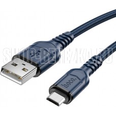 HOCO (6931474794109) X59m USB 2.4A microUSB 2м голубой