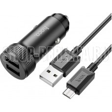 HOCO (6931474795649) Z49 2USB 2.4A для micro USB черный