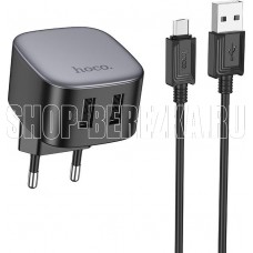 HOCO (6942007617390) CS31Am Black СЗУ 2USB 2.1A