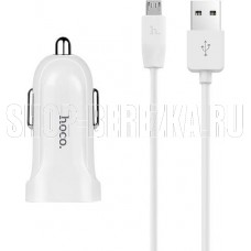 HOCO (6957531067788) Z2 White АЗУ 1USB 1.5A для micro USB