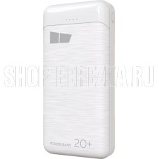 MORE CHOICE (4627151193809) PB33-20 White - 20000mAh 2USB 2.1A